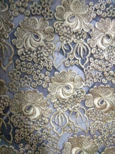 Heavy Embroidered Net Fabric 19