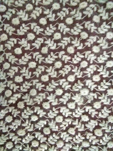 Heavy Embroidered Net Fabric 20