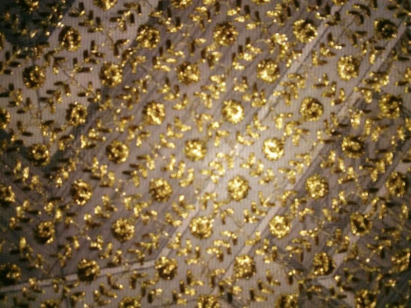 Heavy Embroidered Net Fabric 25