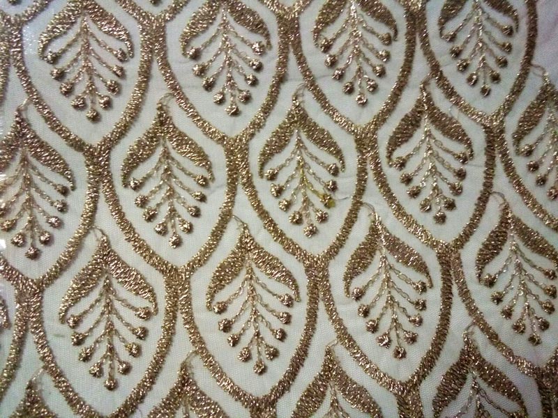 Heavy Embroidered Net Fabric 26