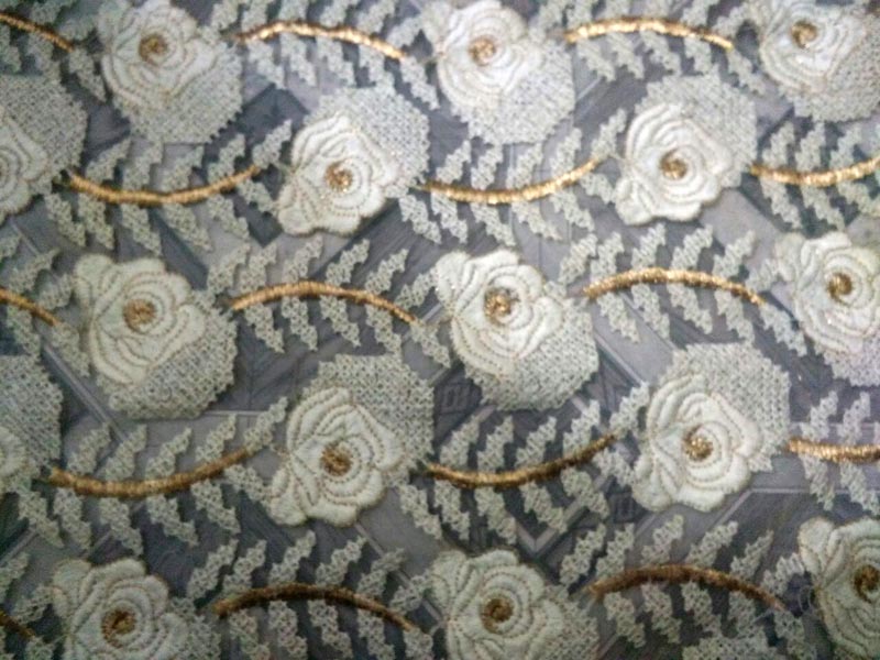 Sequin Embroidered Fabric 08