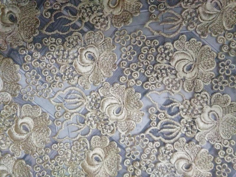 Sequin Embroidered Fabric 17