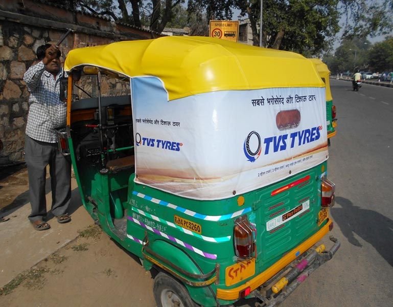 Auto Rickshaw Advertising 02