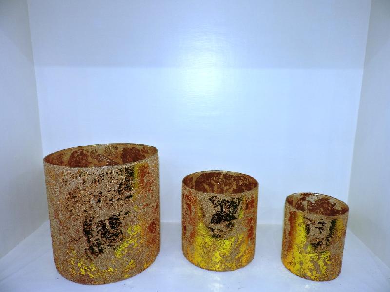 Glass T-Light Candle Holder 01