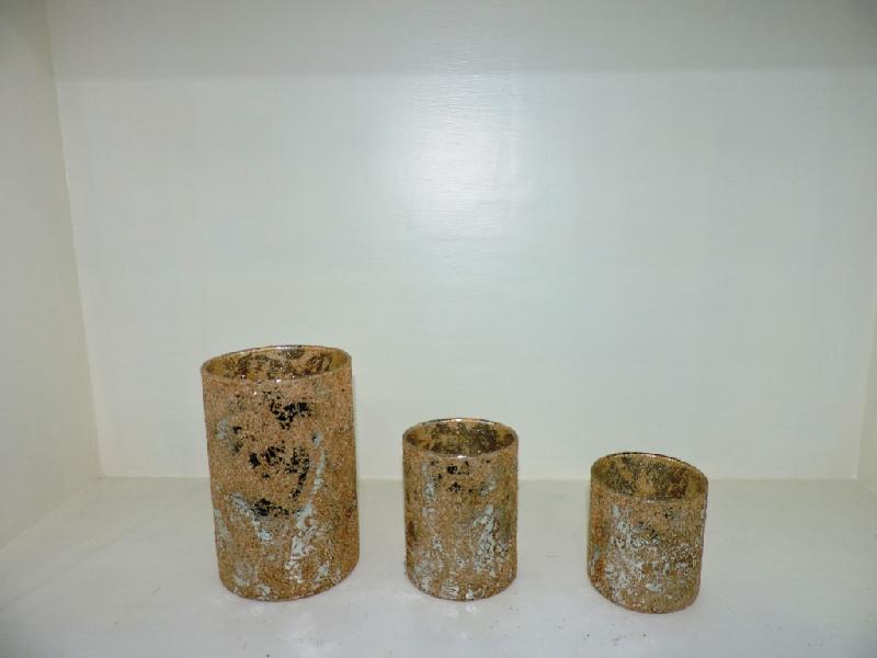 Glass T-Light Candle Holder 02