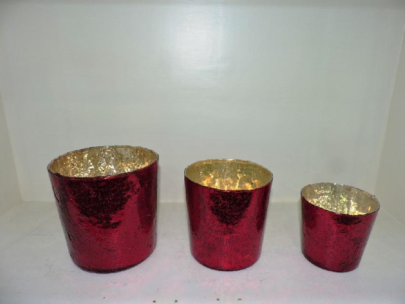 Glass T-Light Candle Holder 06