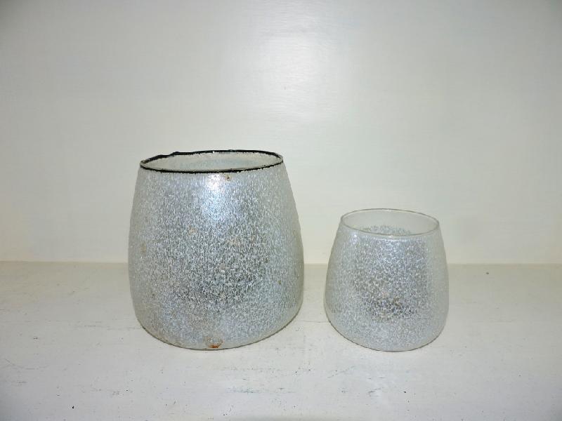 Glass T-Light Candle Holder 08