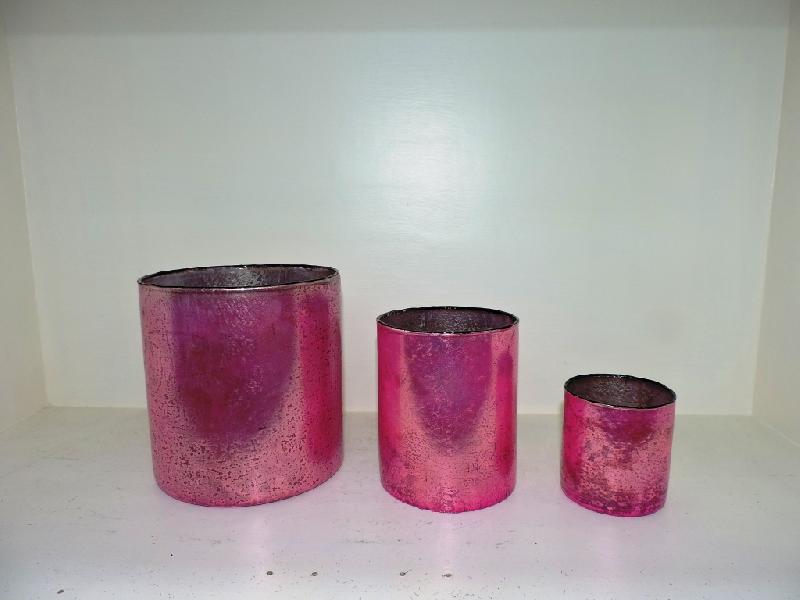 Glass T-Light Candle Holder 09