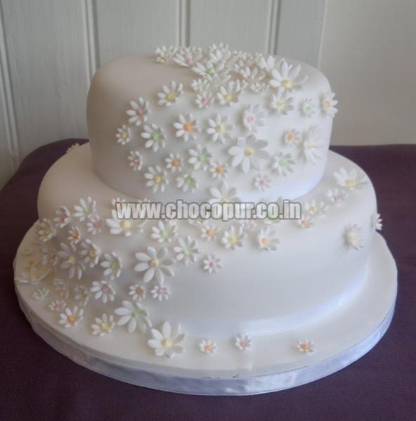 Two Tier Wedding Cakes