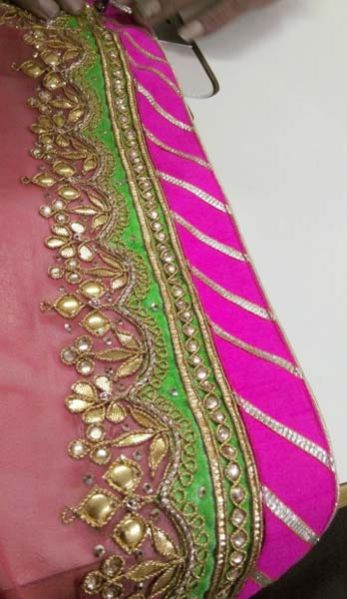 Ladies Gota Patti Sarees 02
