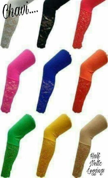 Ladies Half Net Legging 03