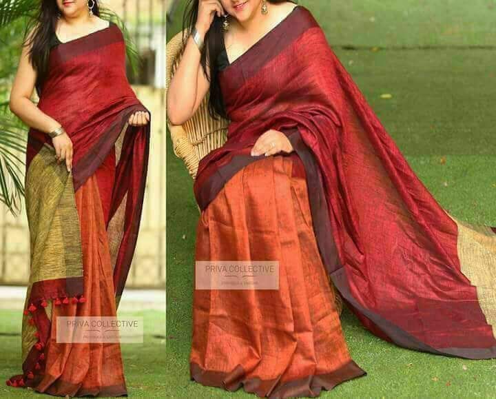 Handloom Cotton Khadi Saree 07