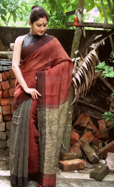 Handloom Cotton Khadi Saree 10