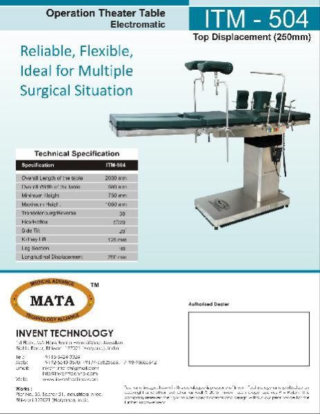 Operation Theater Table 01