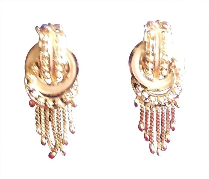 Gold Earrings 02