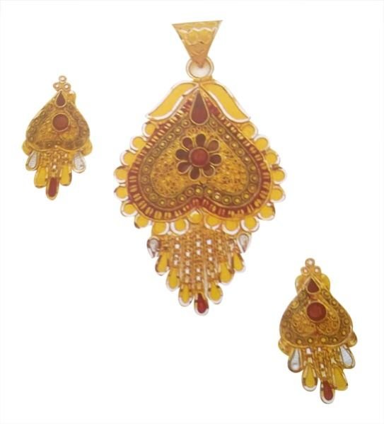 Gold Pendant Set 04