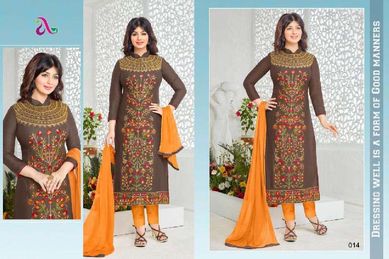 Cotton Unstitched Churidar Suits 03