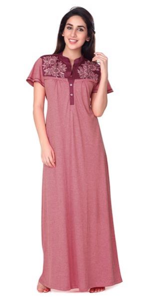 Ladies Cotton Night Gown 01