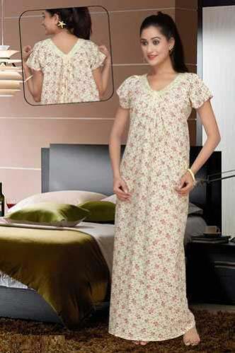 Ladies Cotton Night Gown 02