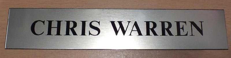Stainless Steel Name Plates 02