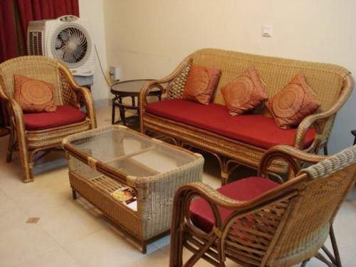 Cane Sofa Set 03