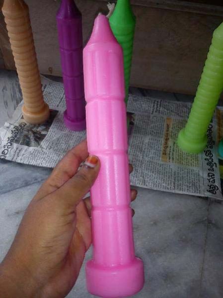 Fancy Colored Candle 01