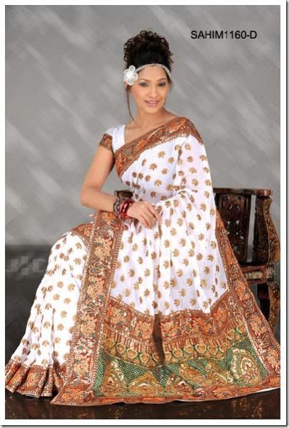 Zardosi Embroidered Saree 02