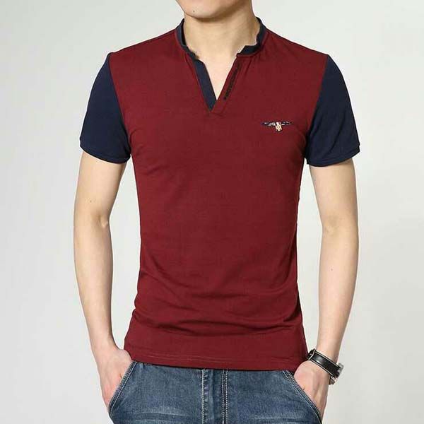 Mens V-Neck T-Shirt 03