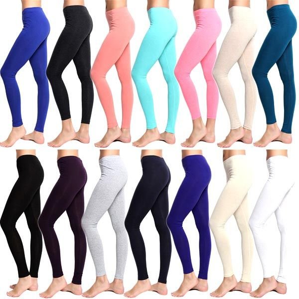 Plain Cotton Leggings 04