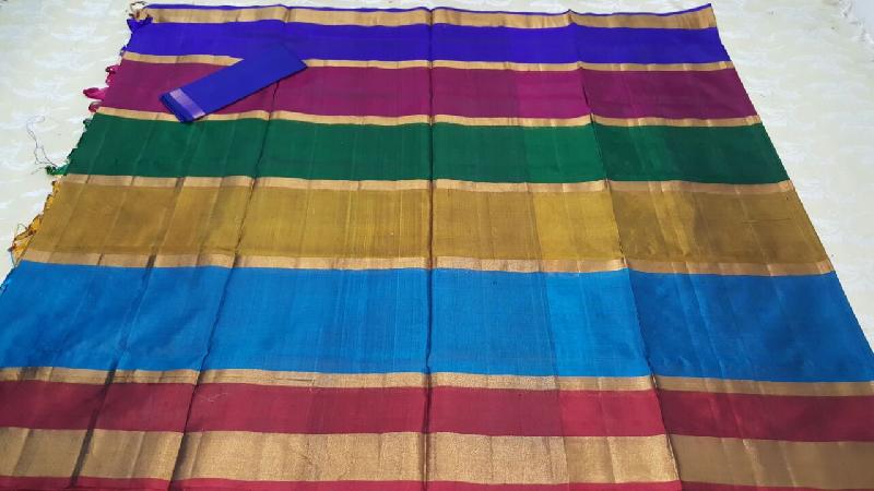 Uppada 6 Colour Pure Silk Sarees 02