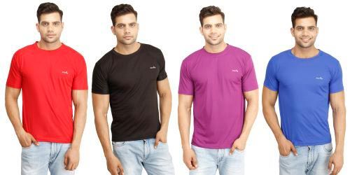 Mens Plain Round Neck T-Shirt 03