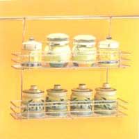 Double Tier SS Spice Rack