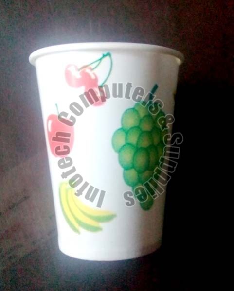 Printed Plastic Disposable Glass