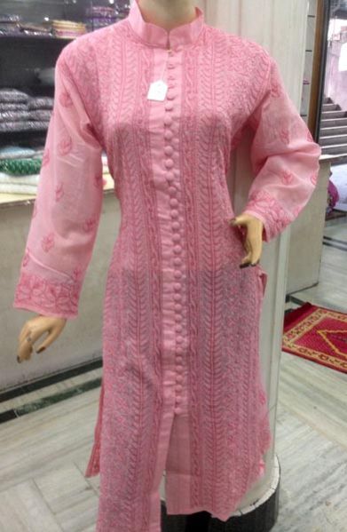 Fancy Chikan Kurti 04