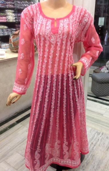 Fancy Chikan Kurti 05