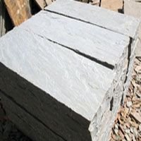 Grey Sandstone Block Steps
