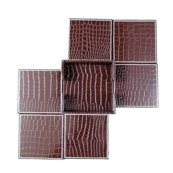 Leather Square Coasters