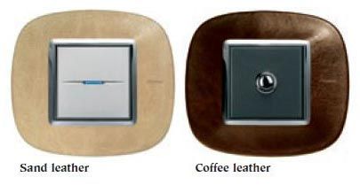 Leather Axolute Switch Plates