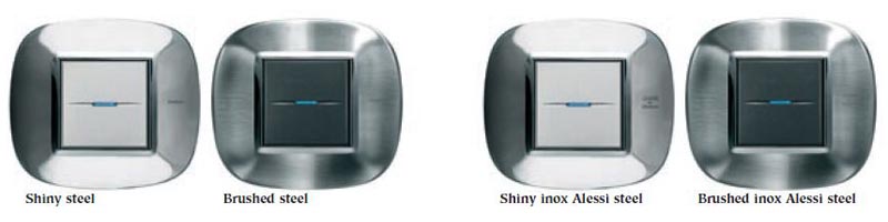 Steel Axolute Switch Plates