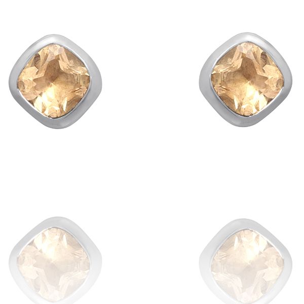 000610480 Silver Gemstone Earrings