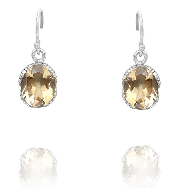 001010485 Silver Gemstone Earrings