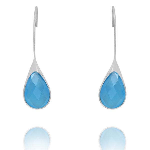 001310510 Silver Gemstone Earrings