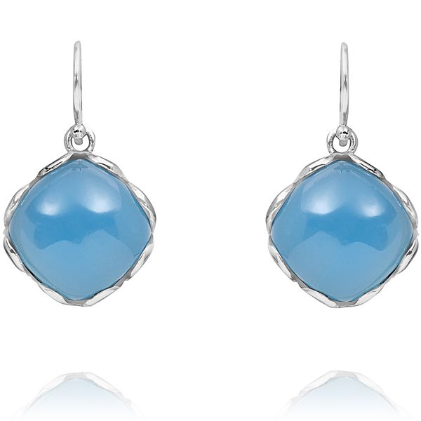 010310550 Silver Gemstone Earrings