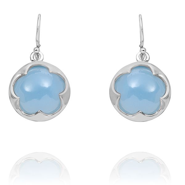 010410565 Silver Gemstone Earrings