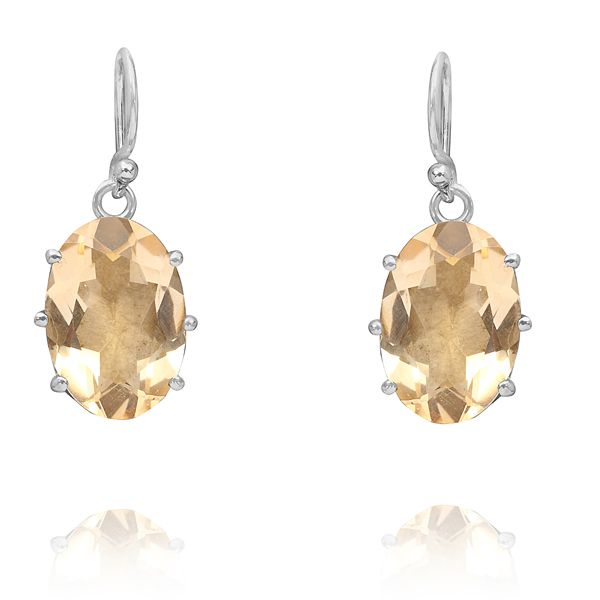 010910500 Silver Gemstone Earrings