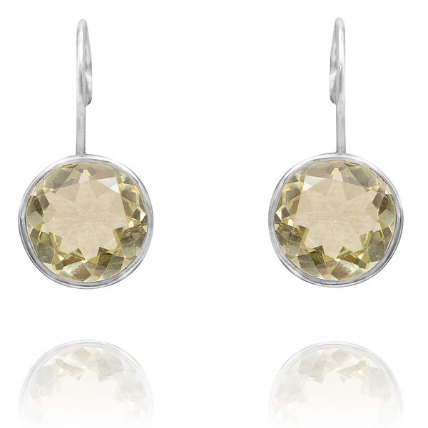 011820620 Silver Gemstone Earrings