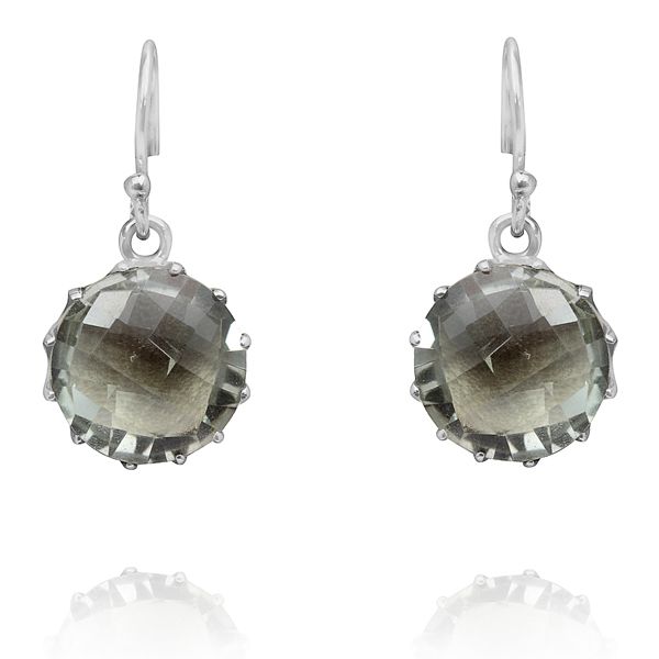 012410500 Silver Gemstone Earrings