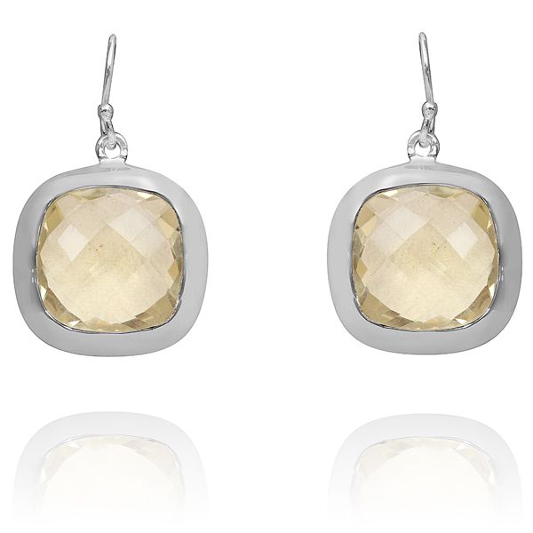 012521050 Silver Gemstone Earrings