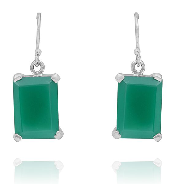 012920415 Silver Gemstone Earrings