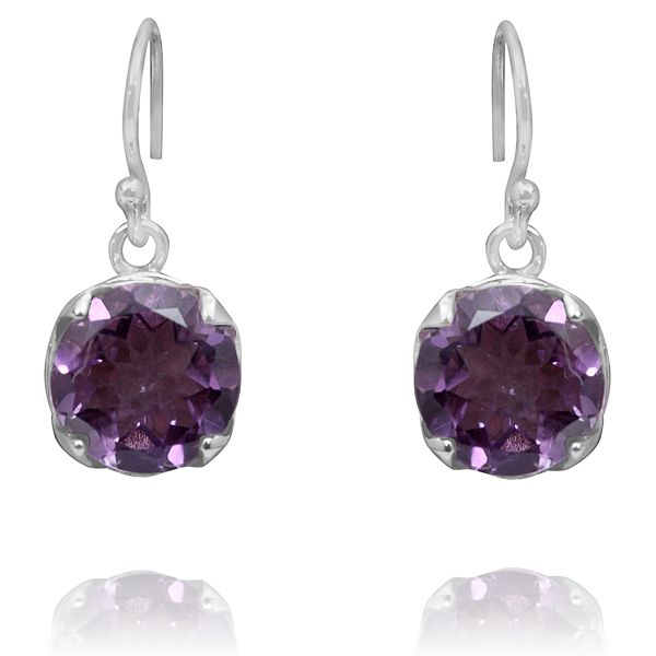 013020390 Silver Gemstone Earrings